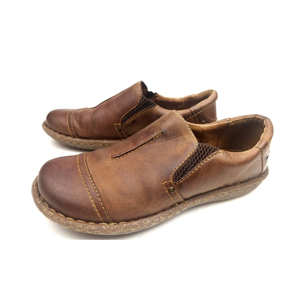 Born Nampa Slip On Loafers Shoes Womens Size 8 Brown nubuck  Casual - Picture 4 of 11